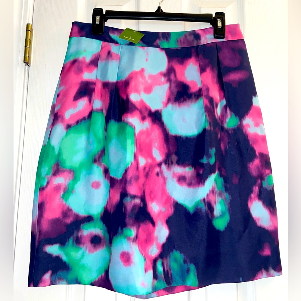 Kate Spade Barry Abstract Print Skirt